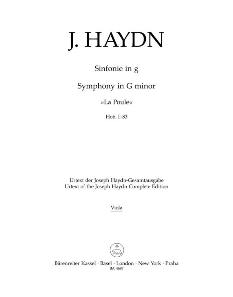 Symphony in G minor No. 83